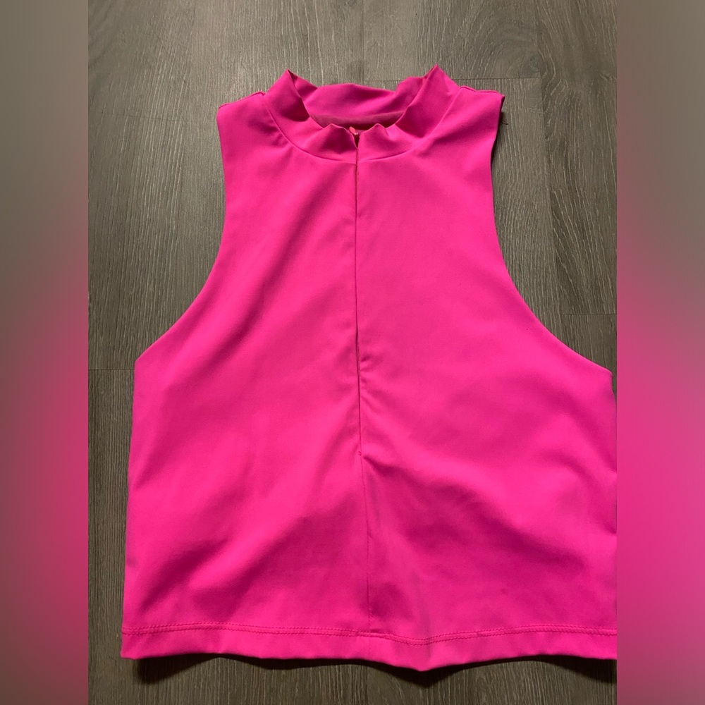 Half zip active tank top - Picture 2 of 3